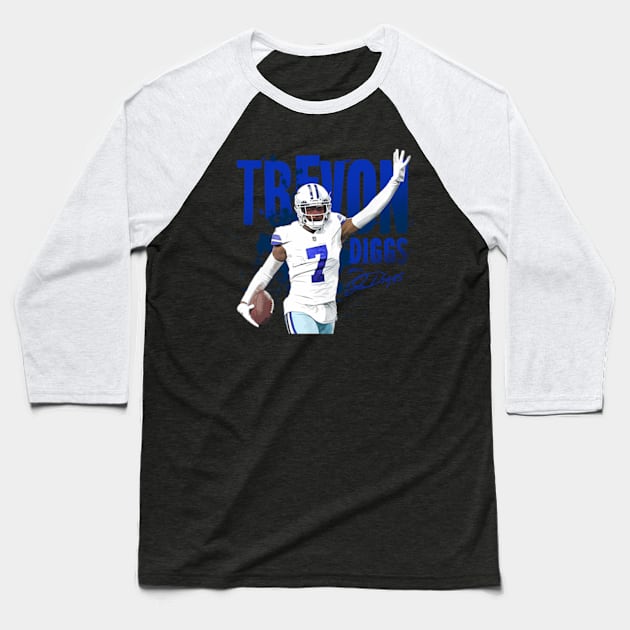 Trevon Diggs Baseball T-Shirt by caravalo